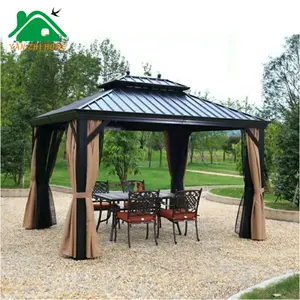 Pavillon Designs, Baldachin Hot Sale Garten Schmiedeeisen Pavillon