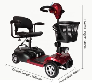 Scooter <span class=keywords><strong>électrique</strong></span> de mobilité de 4 roues portatif léger en gros pour des personnes âgées - Product Image 5