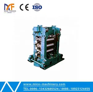 steel hot rolling mill with roller guide