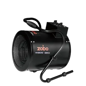 ZOBO Bán Buôn Bán 3KW Vòng Điện Fan Heater Với GS Giấy Chứng Nhận