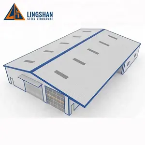 China novo produto Fábrica pré-fabricada estrutura de aço de construção do armazém