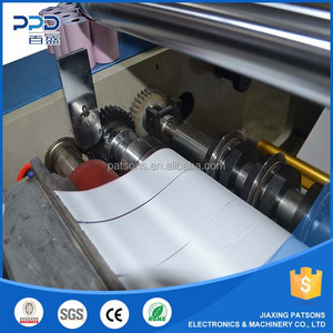 Machine de découpe et de rembobinage automatique de papier thermique PPD-3RW500, pour rouleaux de papier NCR - Product Image 3