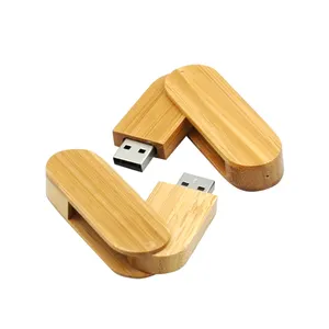 סיטונאי מותאם אישית מיני חריטת לוגו עץ Usb פלאש מקל זיכרון 64gb 32gb Usb דיסק און קי