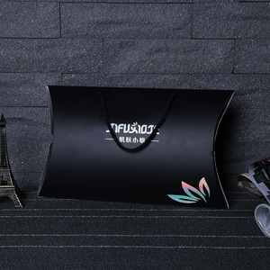 Cajas de embalaje de papel plegables de lujo para pañuelo de bufanda, <span class=keywords><strong>caja</strong></span> de embalaje de almohada con forma personalizada, venta al por mayor - Product Image 5