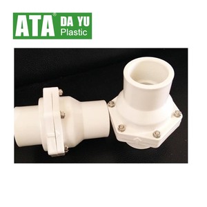 4tube chine <span class=keywords><strong>vannes</strong></span> pvc blanc corps clapets anti-retour chine fournisseurs - Product Image 2