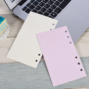 Full Color Printing Storage Bag <strong>A5</strong> 6 Rings Binder <strong>Planner</strong> 's Refill Page File Folder Pages - Product Image 2