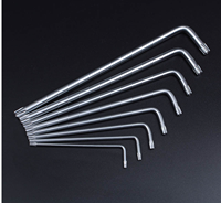 TGH003 T30 clé allen avec extrémité torx clé hexagonale clé clé à molette avec falted fin clé hexagonale à bout sphérique torx tournevis