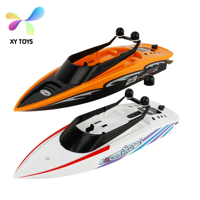 XY-316 hot sale kids 2.4G remote control toy canoes boat rc with high speed