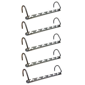2 pc Métal Cascade <span class=keywords><strong>Armoire</strong></span> Placard Bar Cintre <span class=keywords><strong>Manteau</strong></span> Organisateur Space Saver - Product Image 1