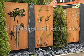 Palo a T per Recinzione Contemporanea in Acciaio Corten Solido Economico da 3 Metri - Product Image 5
