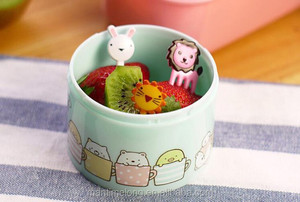 10 pz/borsa Nuovo Set di Forchettine Decorative in Resina a Forma di Animali della Fattoria e Frutta, Ideali <span class=keywords><strong>per</strong></span> Bento e <span class=keywords><strong>Pranzo</strong></span> <span class=keywords><strong>per</strong></span> Bambini, Segnaposto in Plastica Decorativi - Product Image 4