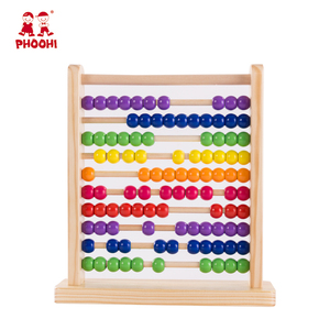 Niños Aprendizaje Temprano bebé perlas matemáticas contando Ábaco de Madera Juguetes para los niños - Product Image 1