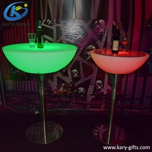 High Quality Bar Furniture Event Rental <strong>Tables</strong> LED <strong>Poseur</strong> <strong>Table</strong> - Product Image 5