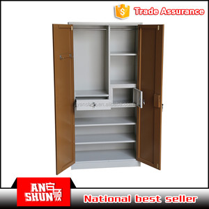 DAS-071 Hochwertiger Zweifarbiger Stahl-Almirah Kleiderschrank Design-Möbel für Schlafzimmer - Product Image 3