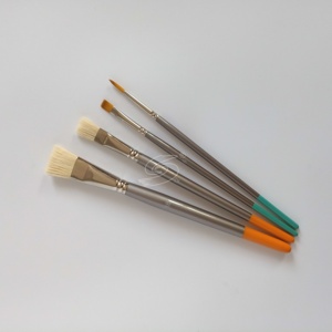 Échantillon gratuit 4 Pièces mélangées cheveux professionnelle de fourniture directe d'usine acrylique <span class=keywords><strong>aquarelle</strong></span> artiste brosse ensemble - Product Image 4