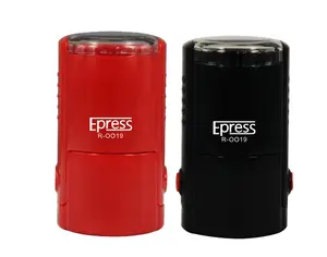 China Stamping Maker Express 19mm Round Customised Case and Blank Case Available Self Inking Stamp