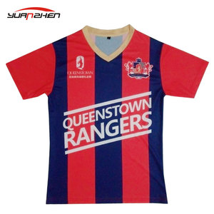 Factory selling cheap price add your own label custom football jersey custom sublimation printing version Jersey - Product Image 5