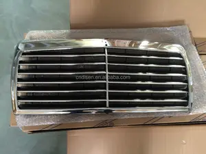 Calandre avant en fibre de carbone, Grille avant pour Mercedes Benz W124 classe E de 1985 à 1996