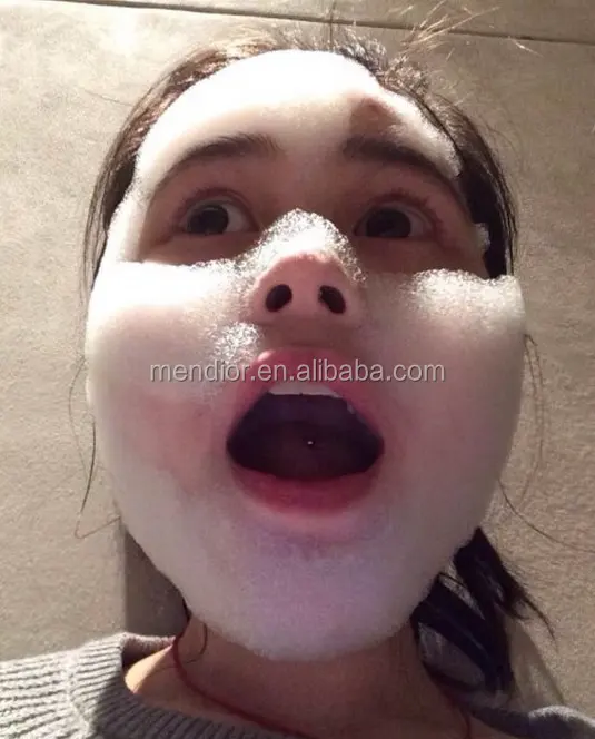 Masque facial Anti-âge pour le visage, ddessous, OEM, nettoyage en profondeur à bulles d'oxygène