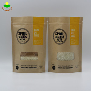 Sacchetto Kraft Personalizzato con Stampa, Busta Ermetica per Alimenti per Animali Domestici, Confezione per <span class=keywords><strong>Biscotti</strong></span> per Cani - Product Image 6