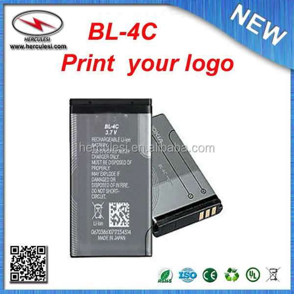 Mobile Phone BL-4C Battery For Nokia 6101/ 6102 / 6103 / 6125 / 6131 / 6136 / 6170 Mobile Phone