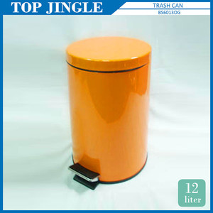 Cubo de basura con pedal de color rosa con Estructura impermeable Diseño de pedal decorativo - Product Image 5