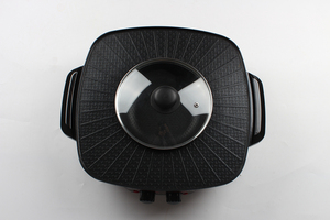 เตาย่างบาบีคิว1800วัตต์พื้นผิวกันติดเคลือบ<span class=keywords><strong>ผง</strong></span>38ซม. เป็นมิตรกับสิ่งแวดล้อม2025ควบคุมอุณหภูมิของชาบูชาบู - Product Image 5