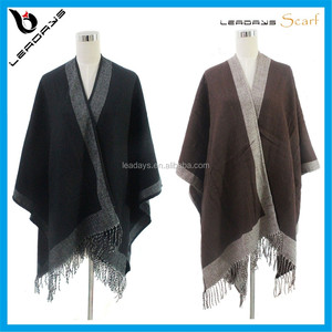Diseño del cabo diseño acrílico fringe kimono forma todo tipo de chales - Product Image 1