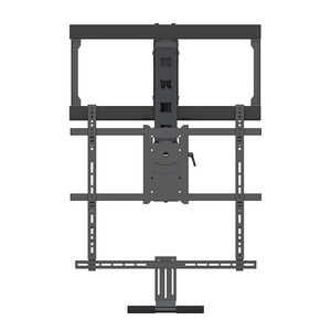 Cheminée à ressort à gaz en métal, <span class=keywords><strong>support</strong></span> <span class=keywords><strong>mural</strong></span> <span class=keywords><strong>TV</strong></span> télescopique pliant avec <span class=keywords><strong>barre</strong></span> <span class=keywords><strong>de</strong></span> <span class=keywords><strong>son</strong></span> - Product Image 5