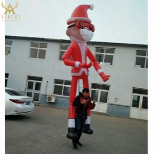 Costume de Père Noël Gonflable de 3m, Sac <span class=keywords><strong>à</strong></span> <span class=keywords><strong>Dos</strong></span> Gonflable pour Homme, Marionnette Gonflable - Product Image 5