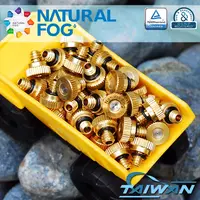 Nozzle Nozzle Spray Taiwan Natural Fog Cleanable Fruit And Vegetable Misting Brass Mist Nozzle