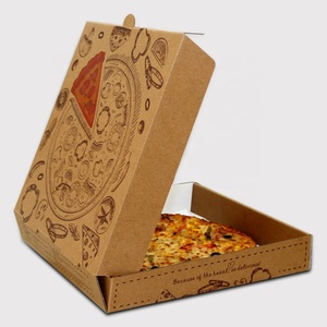 Ecológico Kraft 7 "pulgadas <span class=keywords><strong>de</strong></span> papel caja <span class=keywords><strong>de</strong></span> <span class=keywords><strong>Pizza</strong></span> <span class=keywords><strong>de</strong></span> embalaje <span class=keywords><strong>de</strong></span> alimentos - Product Image 1
