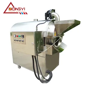 Dongyi LQ100kg cocoa bean roaster electric peanut roaste seed/Rice/Soybean/Sesame/nut/peanut roasting machine