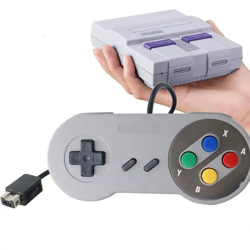 Проводной игровой джойстик в стиле ретро для супер Nintendo Snes, классический мини-геймпад