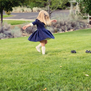 Vestito con Colletto Peter Pan <span class=keywords><strong>per</strong></span> Bambine, Abito a Tre Quarti di Manica <span class=keywords><strong>per</strong></span> Neonate, Vestito <span class=keywords><strong>per</strong></span> il Ritorno a Scuola - Product Image 3