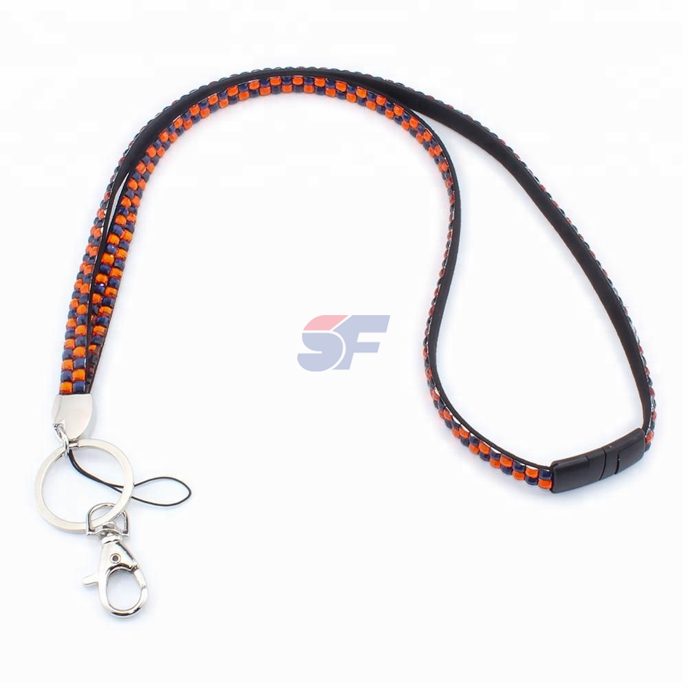 Silicone Lanyard Neck Lanyard Strap Promotional Custom Logo Dye Polyester Pantone Print Image 2