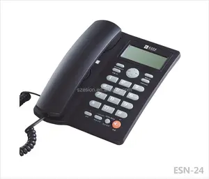 ESN-24 Corded फोन कॉलर आईडी टेलीफोन घर टेलीफोन कार्यालय टेलीफोन