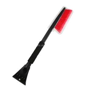 plastic snow brush with ice scraper snow shovel for car