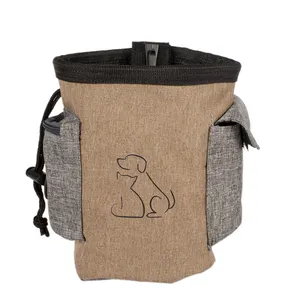 Bolsa para treinamento de cachorro, atacado, logotipo personalizado, cão, bolsa para tratar