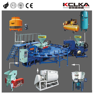 KCLKA <strong>PVC</strong> Two Color Air-Blowing and Jelly Shoes Injection Molding <strong>Machine</strong> Plastic Sandal <strong>Sole</strong> <strong>Making</strong> <strong>Machine</strong> - Product Image 2
