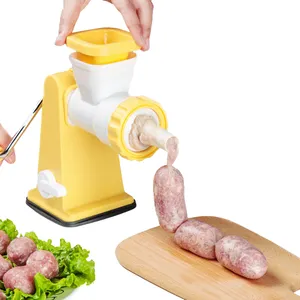 Máquina de carne de plástico multifuncional manual, cozinha