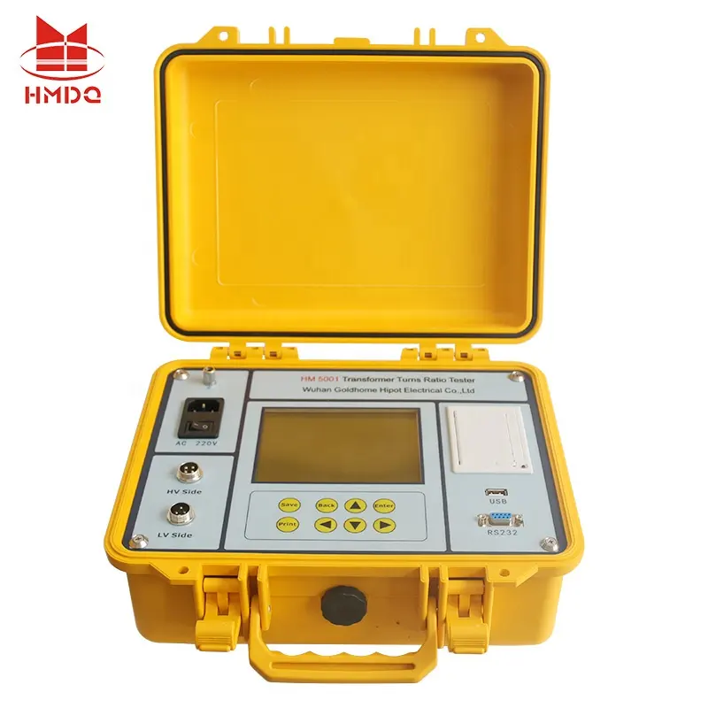 Fully Automatic three 3 phase transformer turns ratio tester multi-functional portable digital TTR meter