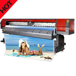 Cartel/impresión de vinilo plotter Eco solvente impresora de inyección de tinta con alta resolución