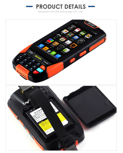 4G dejó pantalla táctil móvil robusto Industrial Android código Qr de mano Laser Barcode Scanner <span class=keywords><strong>PDA</strong></span> NFC RFID lector de - Product Image 3