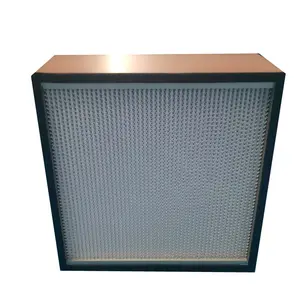 Wooden Frame Deep-pleat Hepa Filter Paper Separate H13 H14 HEPA filter