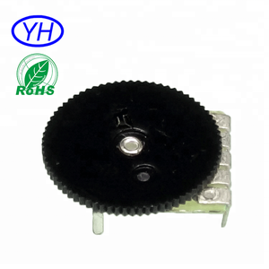 Customized 8mm carbon film linear variable resistor 500 k trimmer potentiometers - Product Image 6