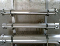 Couches de traitement de l'eau en acier inoxydable, RO/cinétec, membrane à osmose inverse