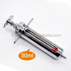 10 Ml, 20 Ml, 30 Ml, 50 Ml Metalen Spuit Veterinaire Injector Spuiten Voor Animal