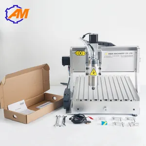 Mesin ukiran kerajinan 4000mm/menit, mesin bola 6040 kayu Cnc, mesin ukiran pada logam 6040 800w 4 sumbu untuk bisnis kecil