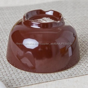 Deux Tons Couleur Ronde Corée Style Bol De Noix De Coco Écologique Soupe Bol - Product Image 2